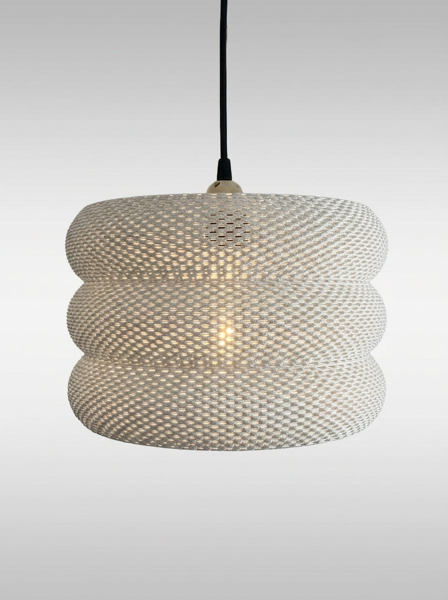 Mara Ripplemesh Lampshade — Designer Sculptural Statement
