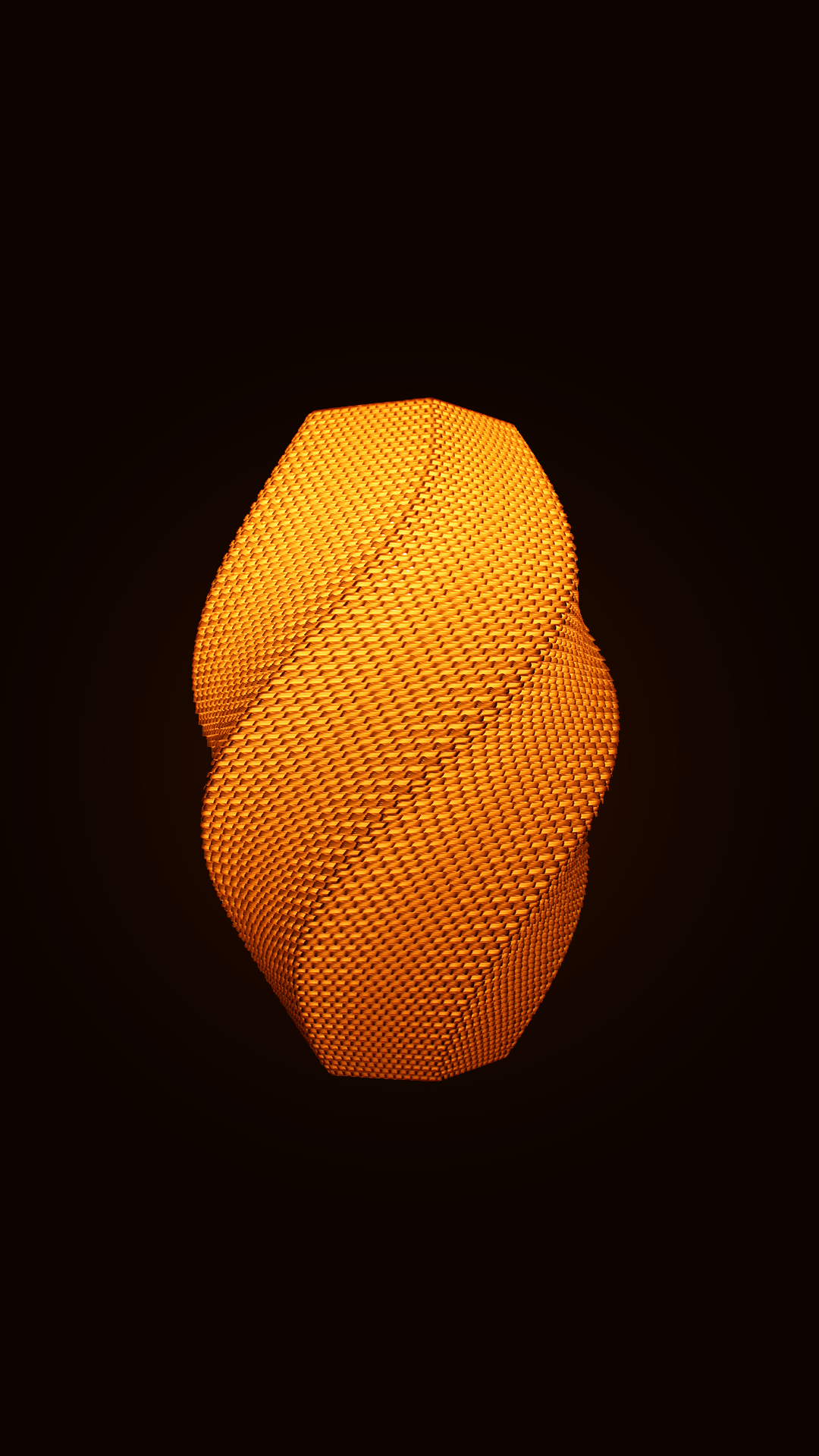 Gothic lampshade dramatic angular shadows on wall, dark light pattern
