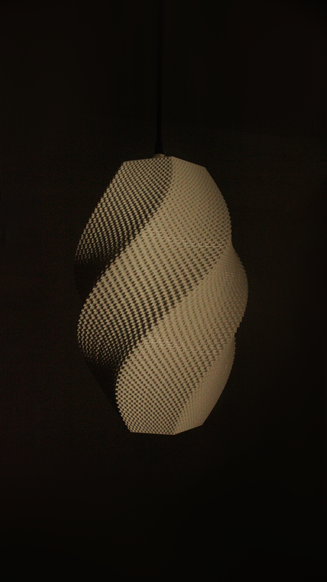 Gothic geometric structure detail, 3D printed PLA texture
