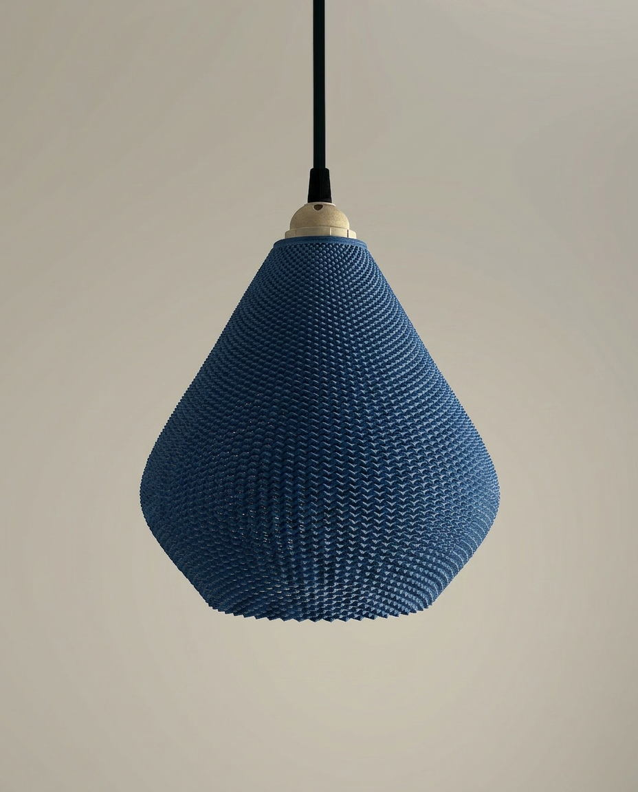 Aero | Ripple Mesh Teardrop Pendant