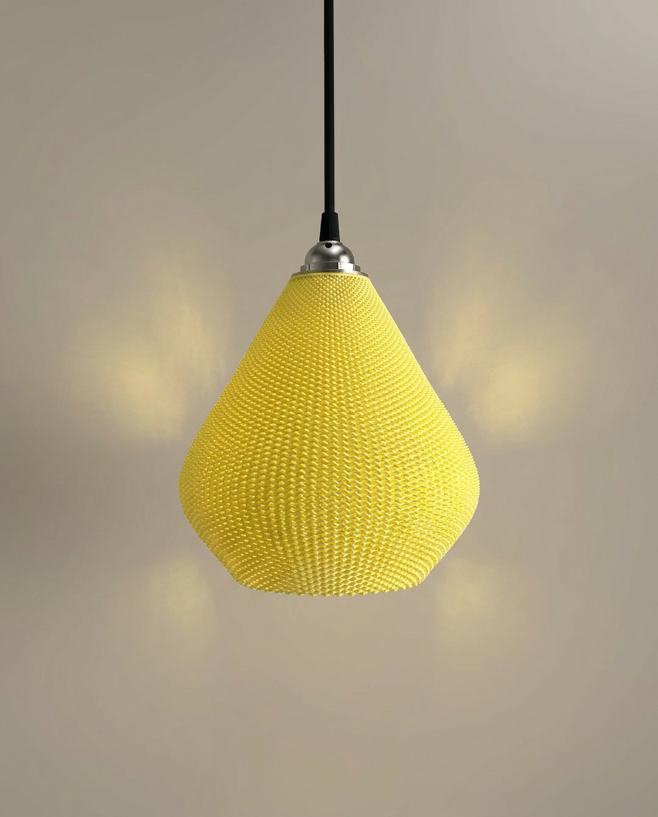 Aero | Ripple Mesh Teardrop Pendant