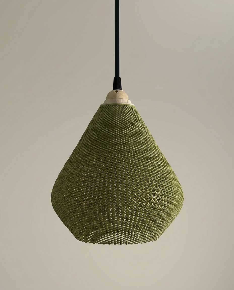 Aero | Ripple Mesh Teardrop Pendant