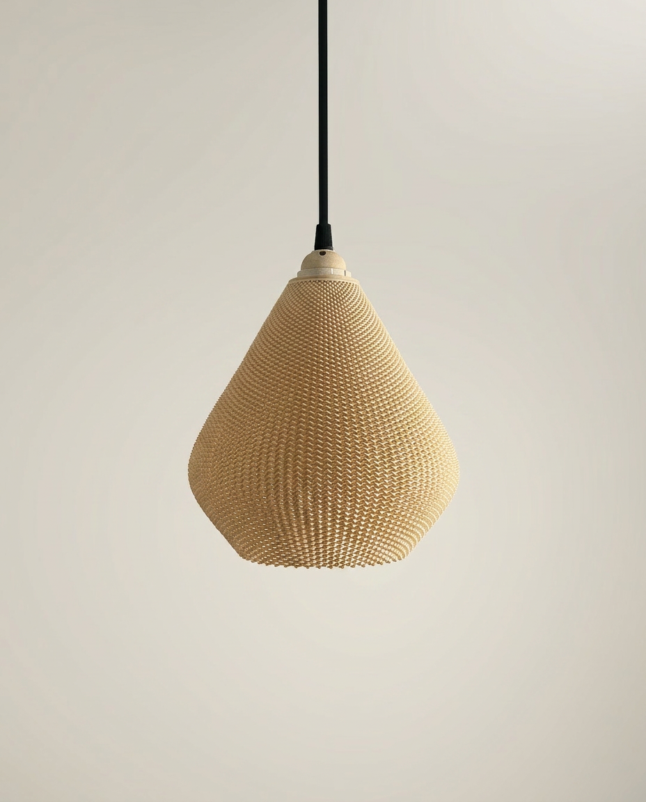 Aero | Ripple Mesh Teardrop Pendant