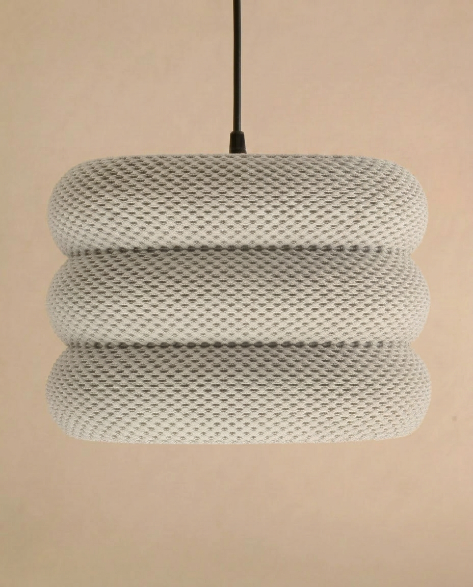 3D Printed Cube Lampshade CLARA | Geometric Modern Pendant
