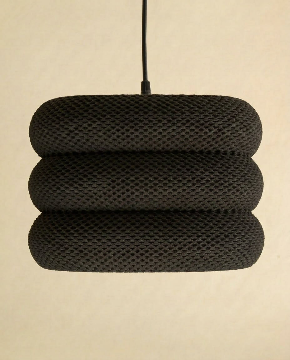 3D Printed Cube Lampshade CLARA | Geometric Modern Pendant