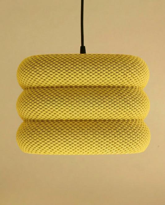 3D Printed Cube Lampshade CLARA | Geometric Modern Pendant
