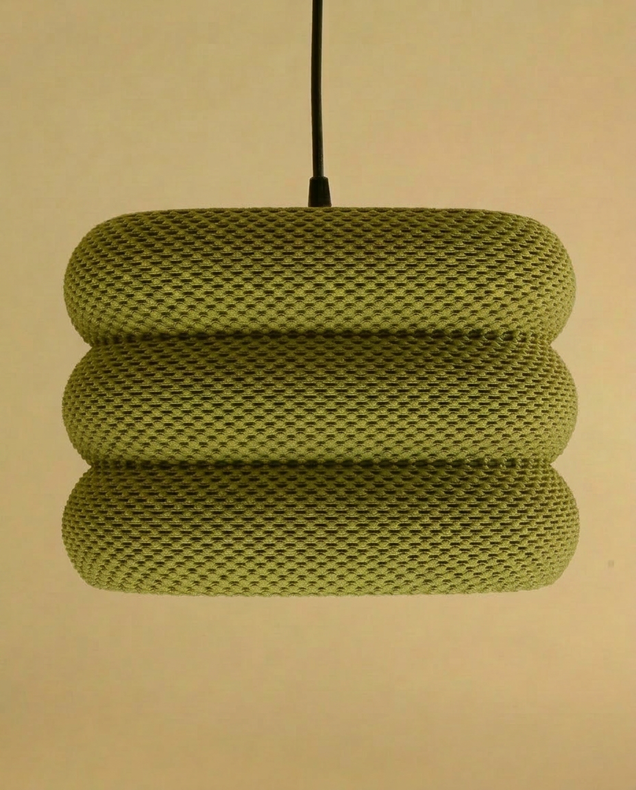 3D Printed Cube Lampshade CLARA | Geometric Modern Pendant