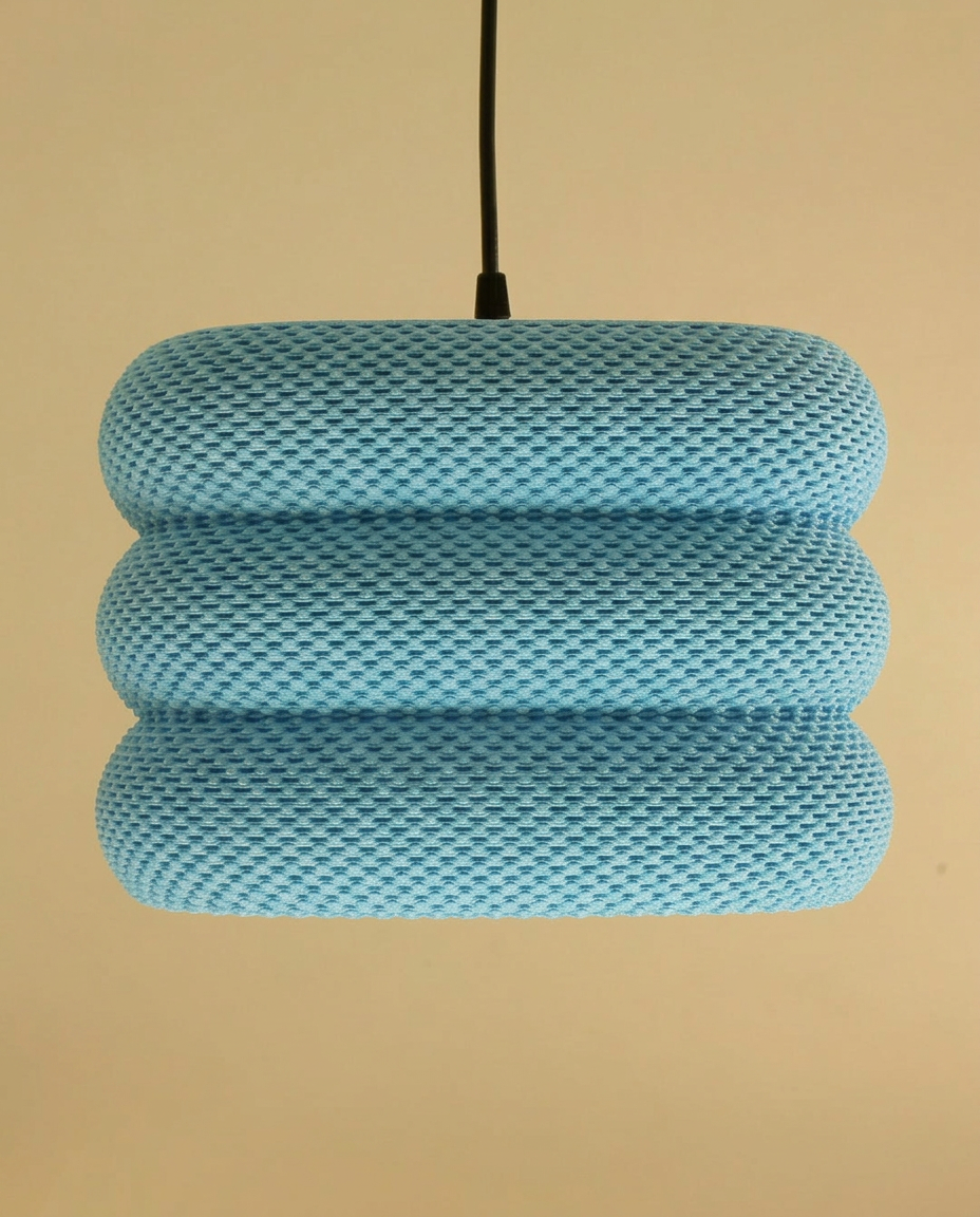 3D Printed Cube Lampshade CLARA | Geometric Modern Pendant