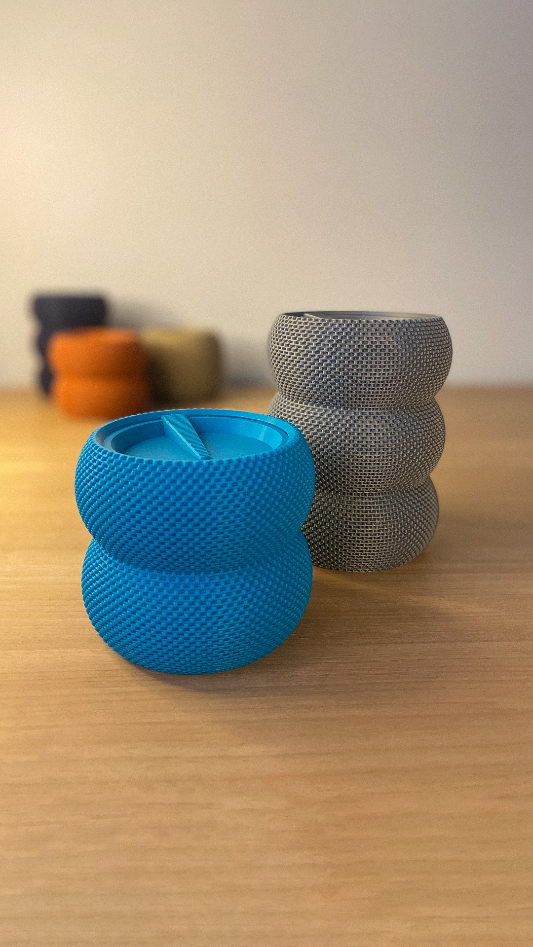 Ripple Mesh Desk Storage x 2