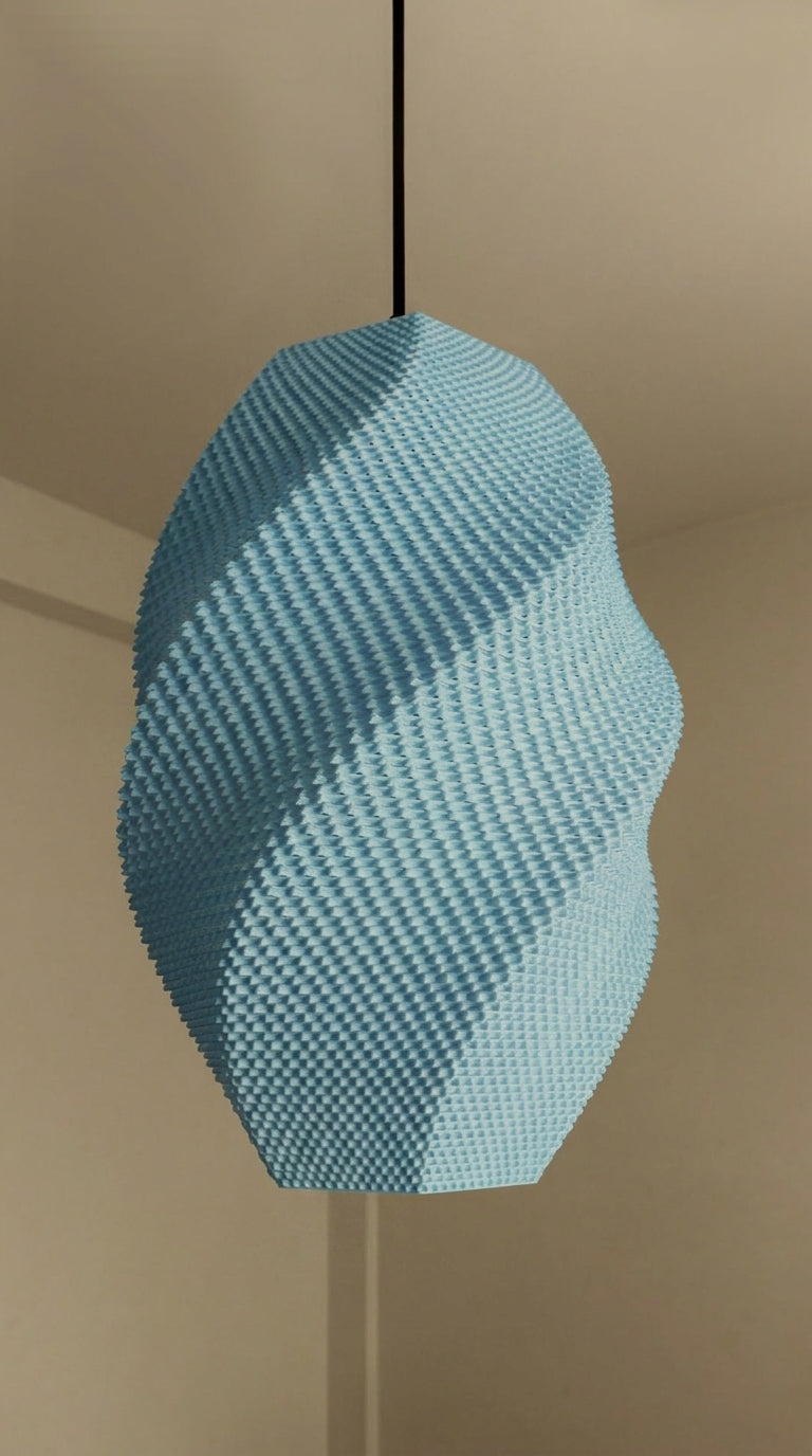 Gothic Geometric Pendant Lampshade Josefina — Dark Aesthetic 3D Printed