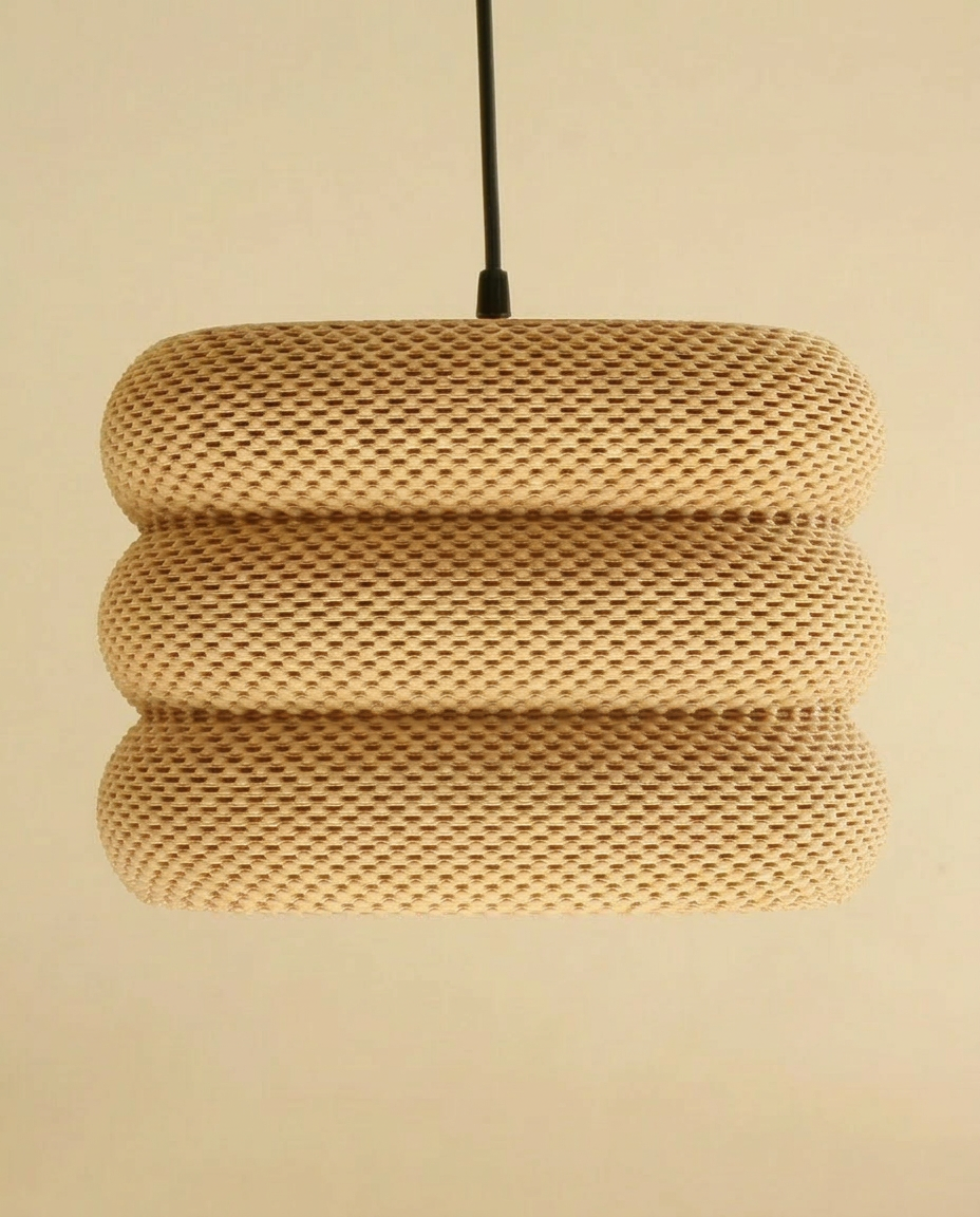 3D Printed Cube Lampshade CLARA | Geometric Modern Pendant