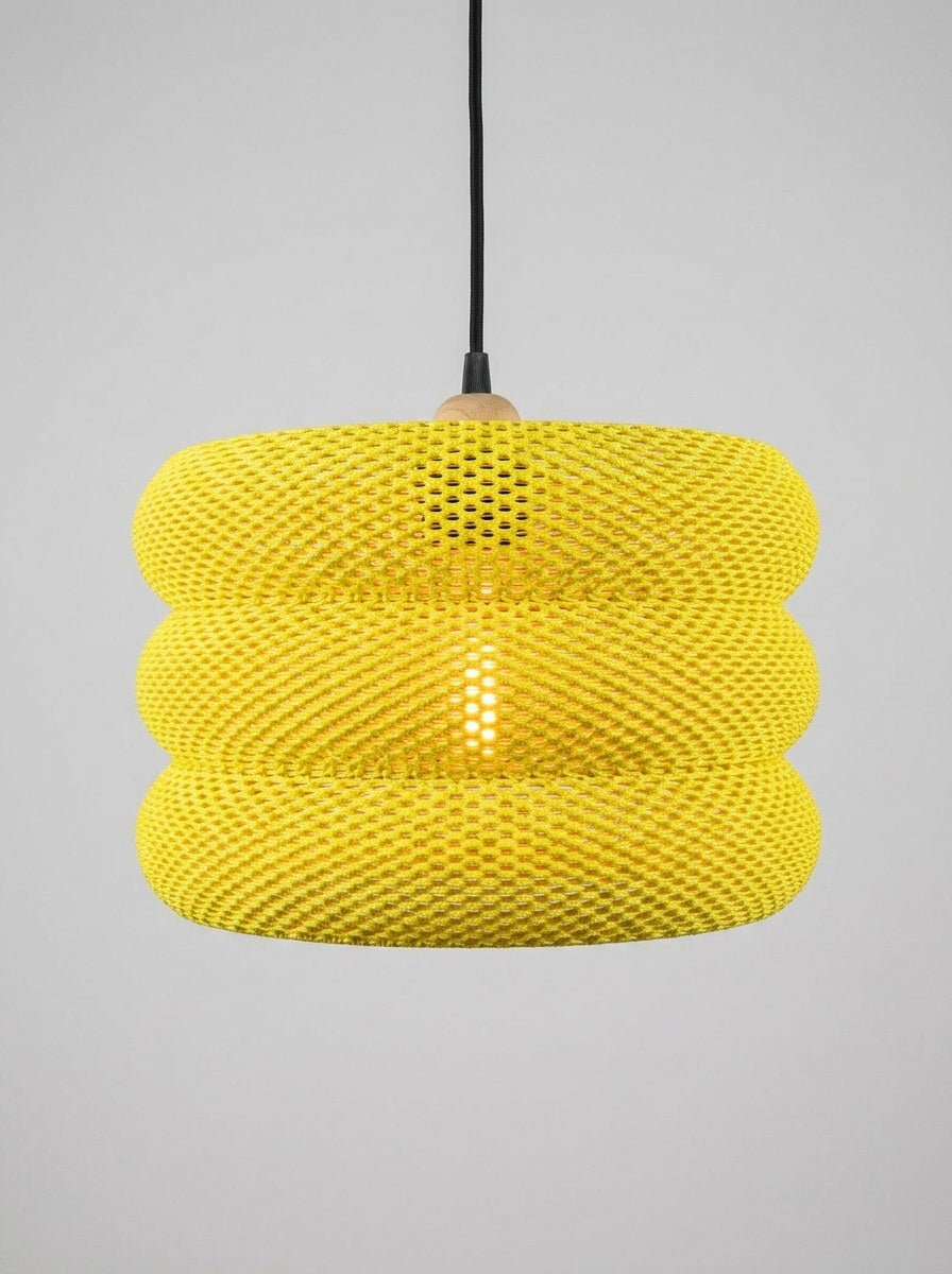 Mara Ripplemesh Lampshade — Designer Sculptural Statement