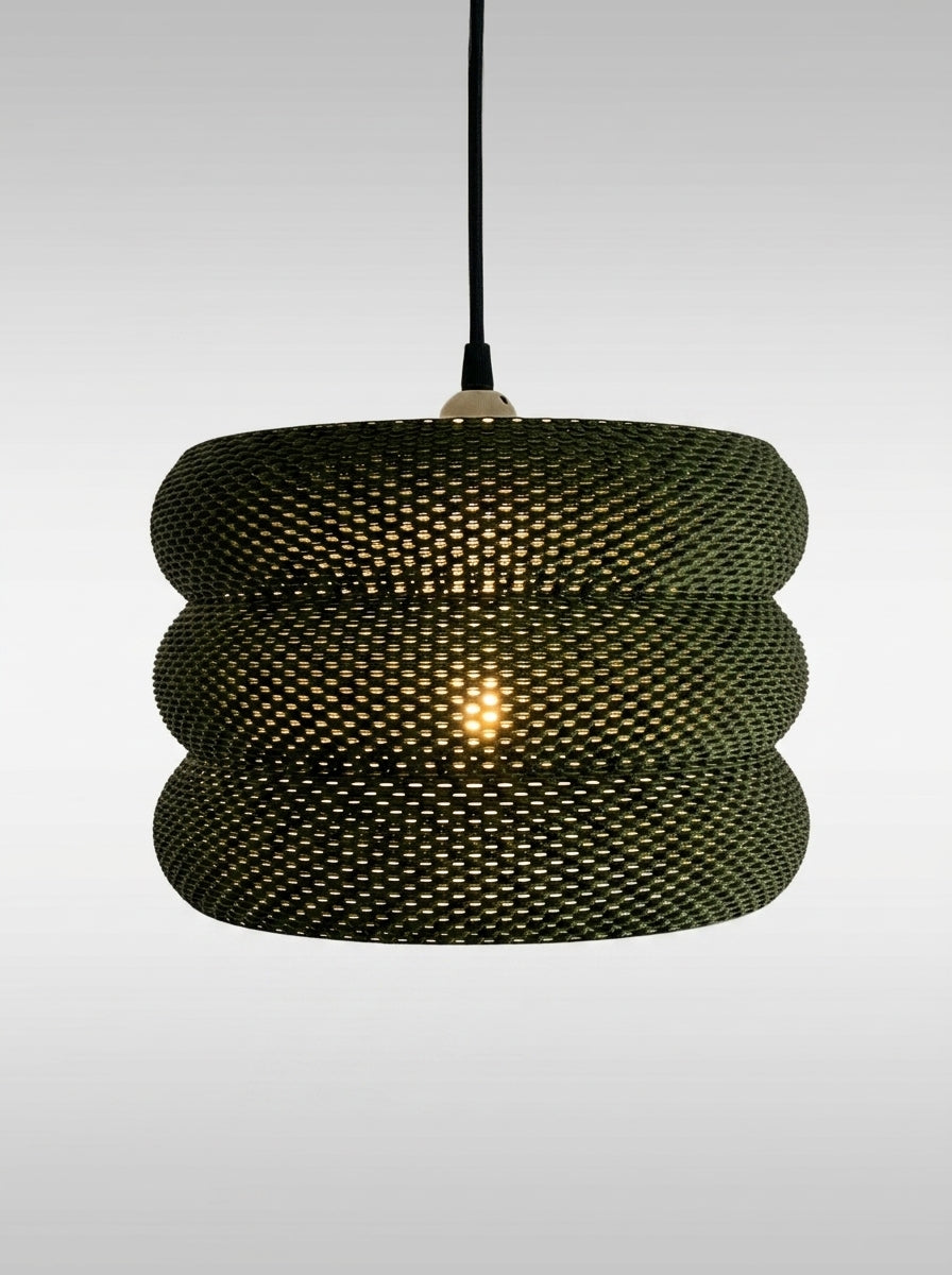Mara Ripplemesh Lampshade — Designer Sculptural Statement