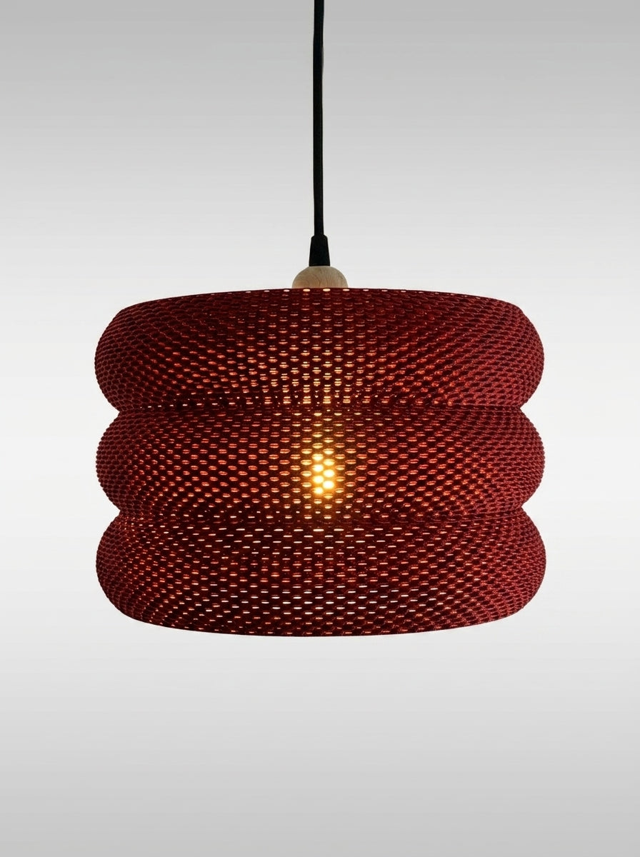 Mara Ripplemesh Lampshade — Designer Sculptural Statement