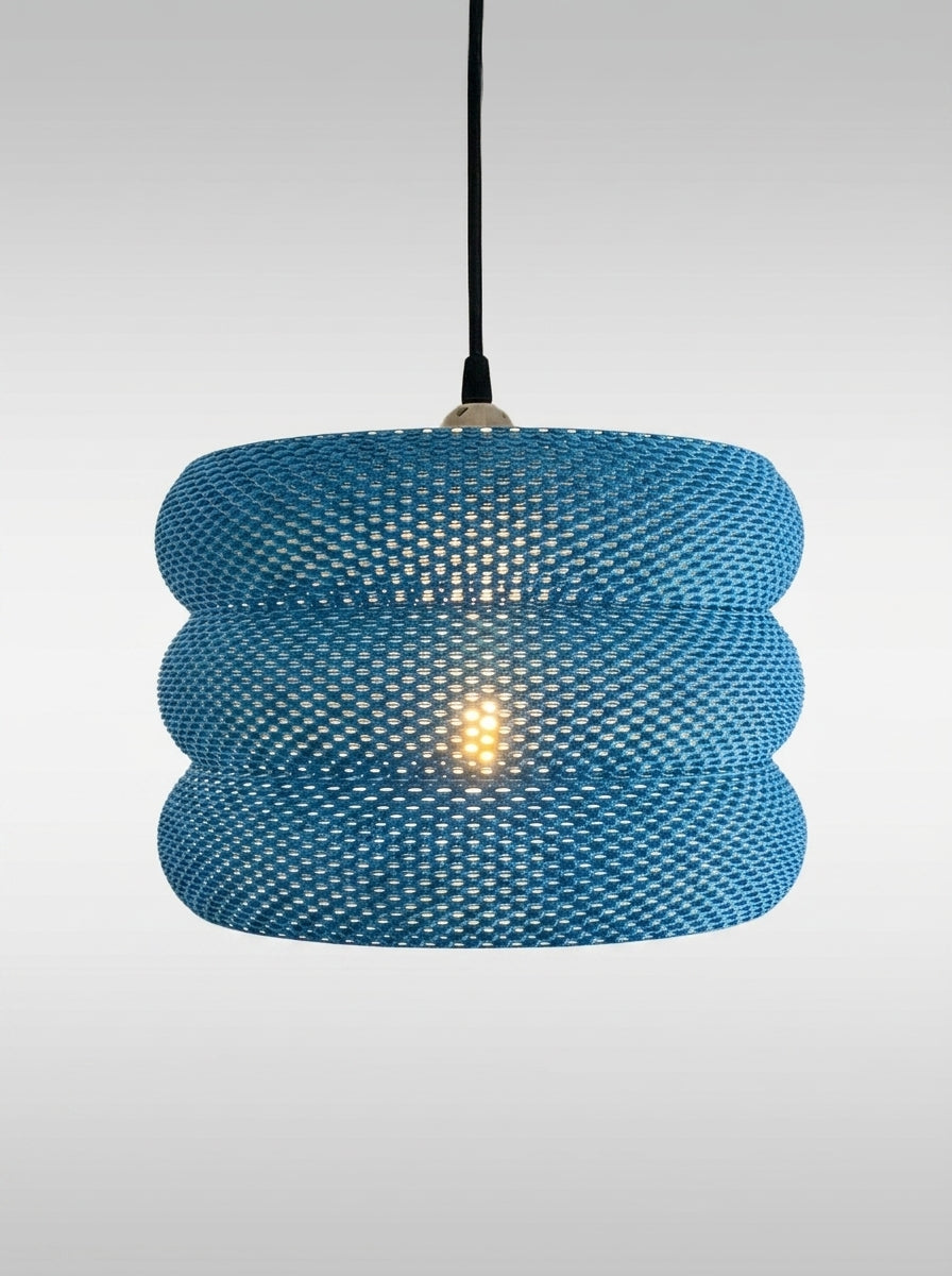 Mara Ripplemesh Lampshade — Designer Sculptural Statement