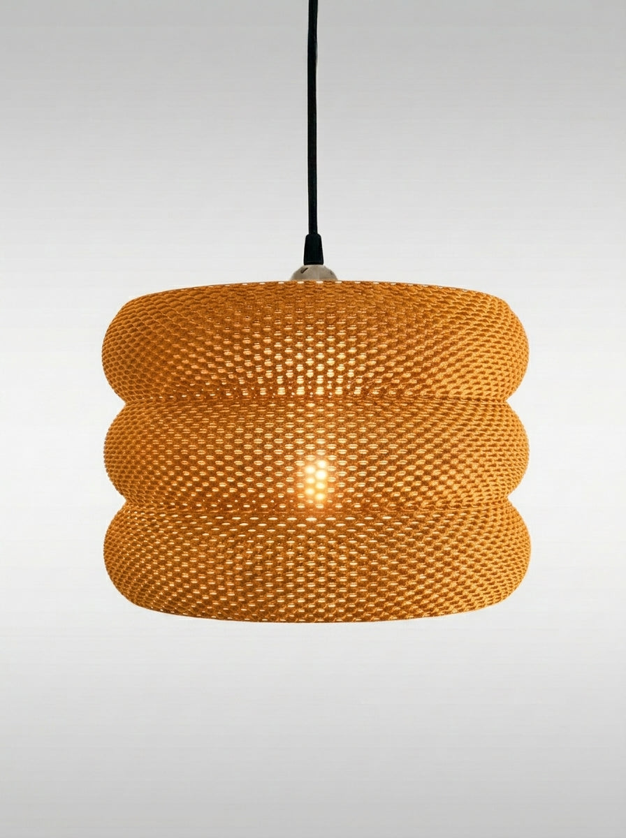 Mara Ripplemesh Lampshade — Designer Sculptural Statement